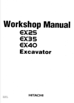 EX25,EX35,EX40 Workshop manual