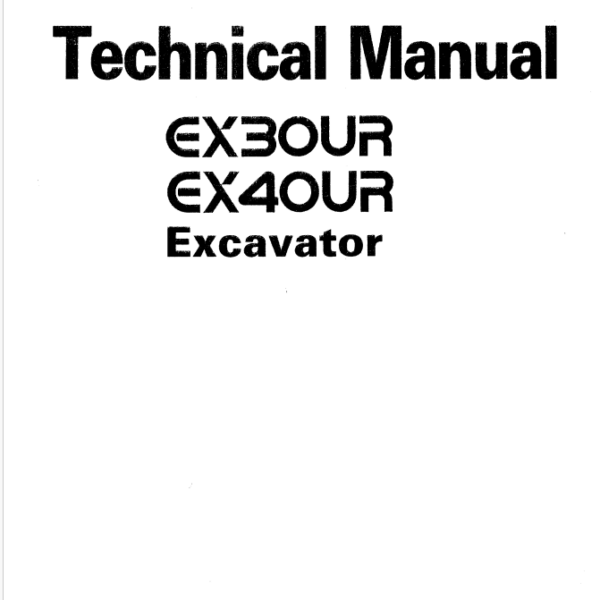 EX30UR,EX40UR Technical manual