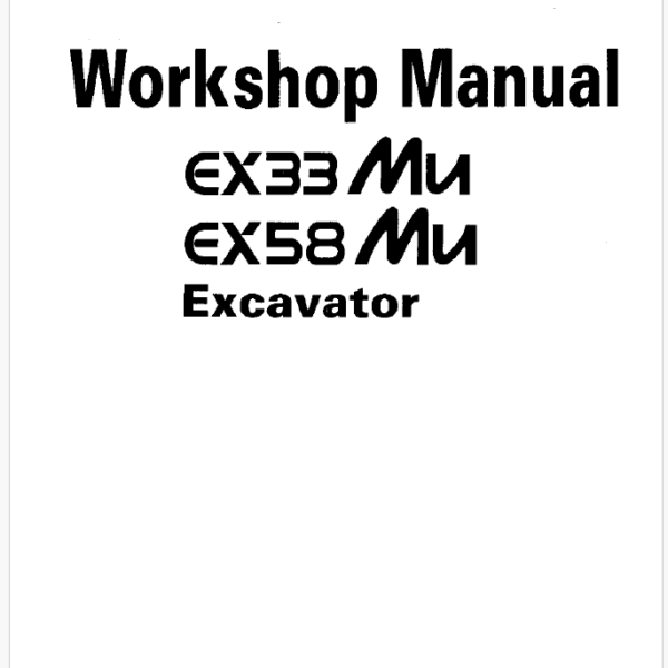 EX33Mu,EX55Mu Workshop manual