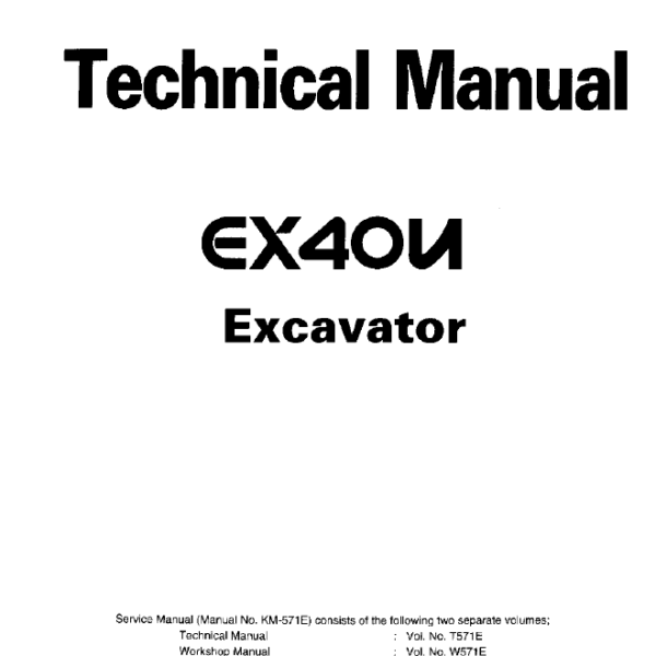 EX40U Technical manual
