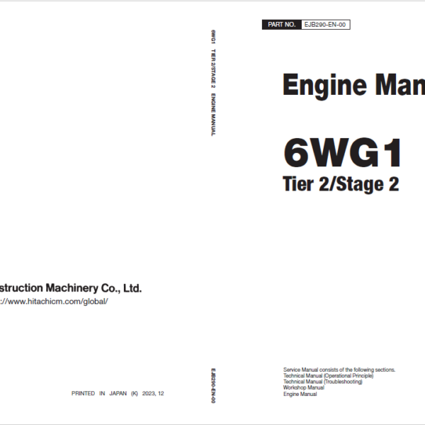 6WG1 Tier 2Stage 2 Engine Manual