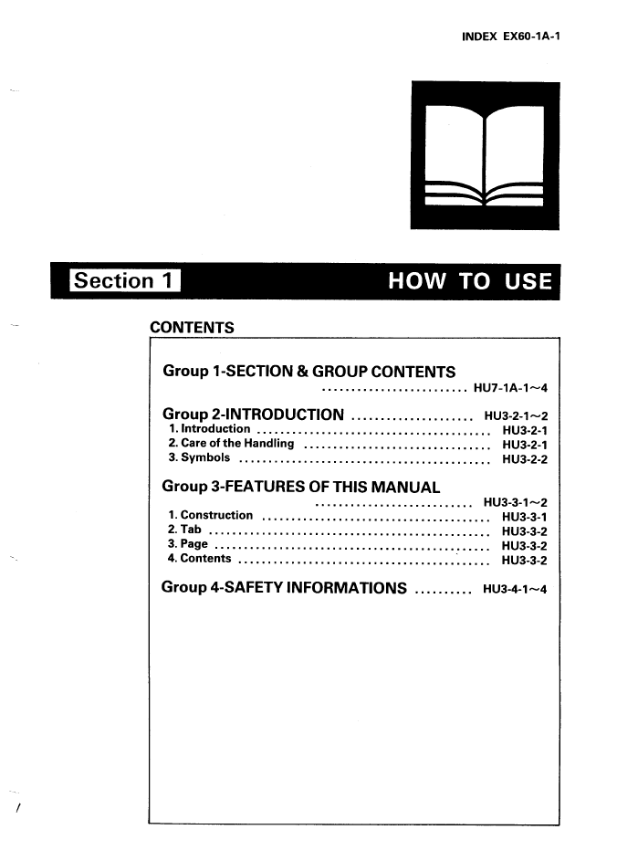 EX60 Service Manual