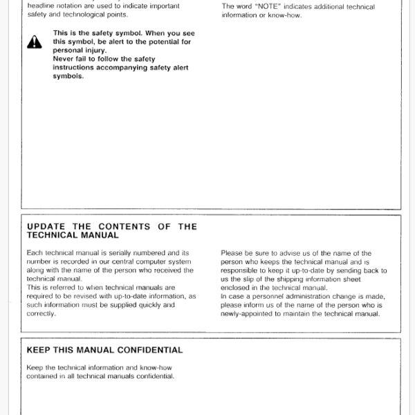 EX60-2 Service Manual