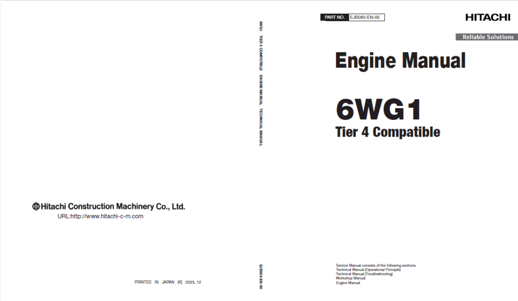 6WG1 Tier 4 Compatible Engine Manual (North America)