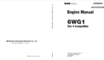 6WG1 Tier 4 Compatible Engine Manual (North America)