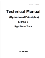 EH750-3 Technical Manual