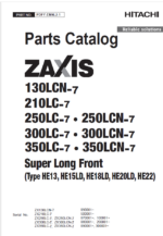 ZX130 210 250 300 350LC(N)-7 Super Long Front
