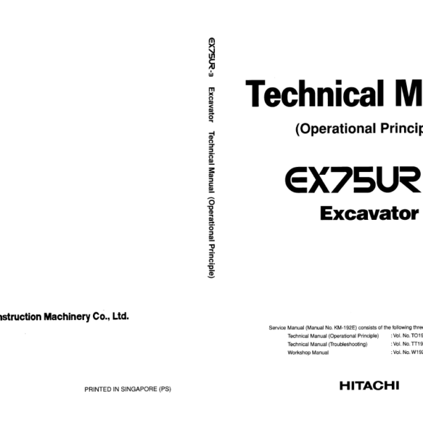 EX75UR-3 Technical Manual(Operational Principle)