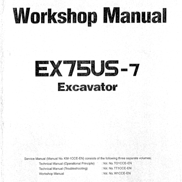 EX75US-7 Workshop manual