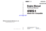 6WG1 INTERIM TIER4 COMPATIBLE ENGINE MANUAL TECHNICAL MANUAL