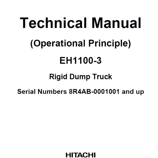 EH1100-3 Technical Manual