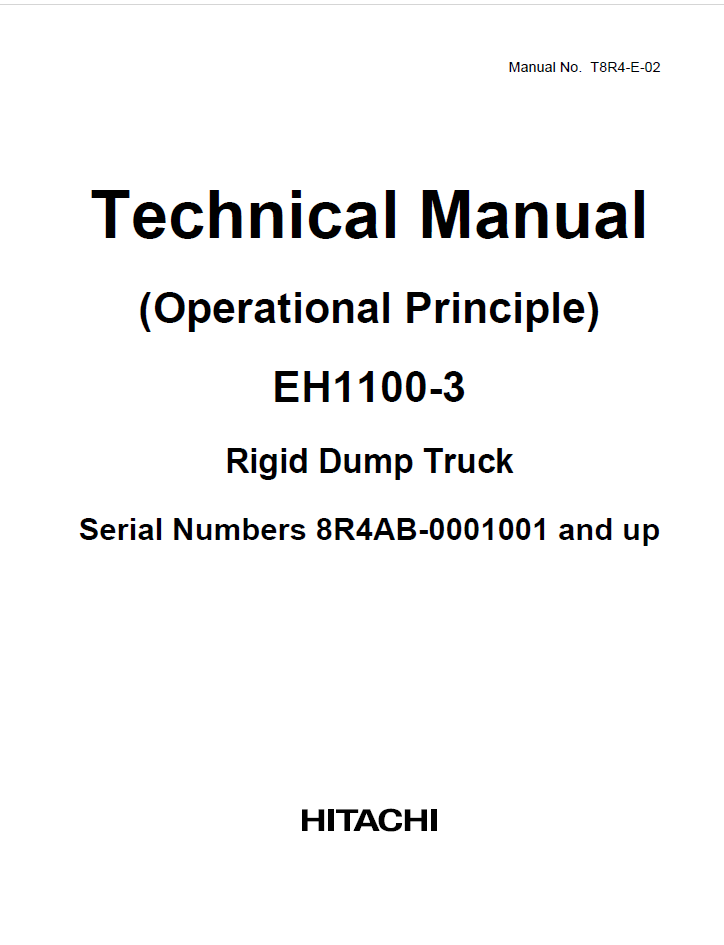 EH1100-3 Technical Manual