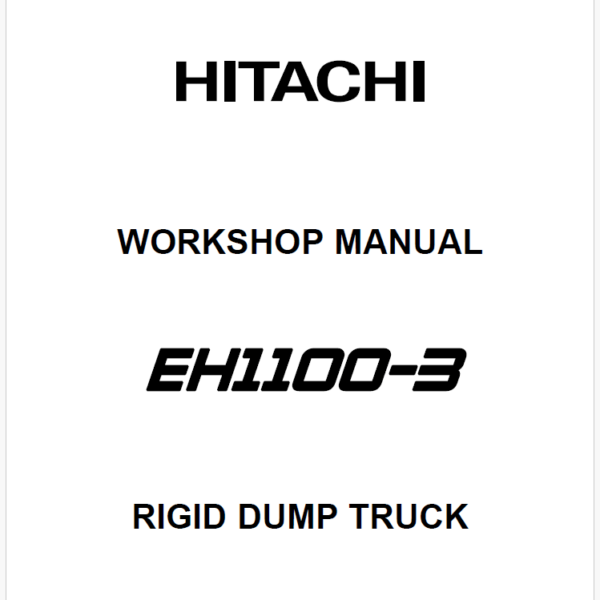 EH1100-3 Workshop Manual