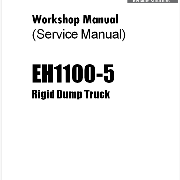 EH1100-5_W-QB_80-En-1A-00_28-Jan-2014 Workshop Manual