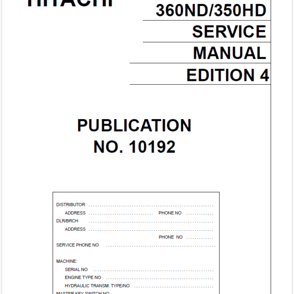 EH1600,EH1700 Service Manual
