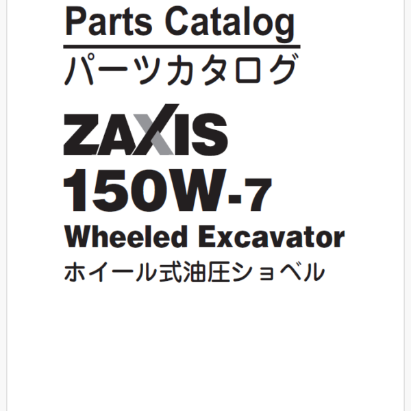 ZX150W-7 Parts Catalog
