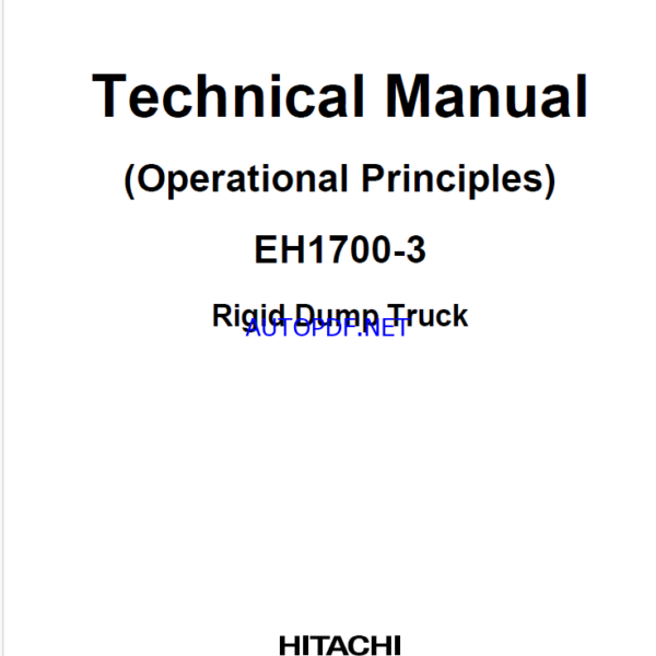 EH1700-3 Technical Manual (Operating Principle)