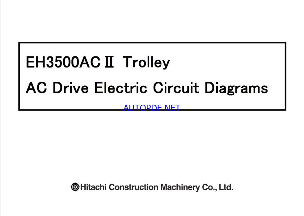 EH3500AC2 PARTS VISUAL CHECK SHEETS
