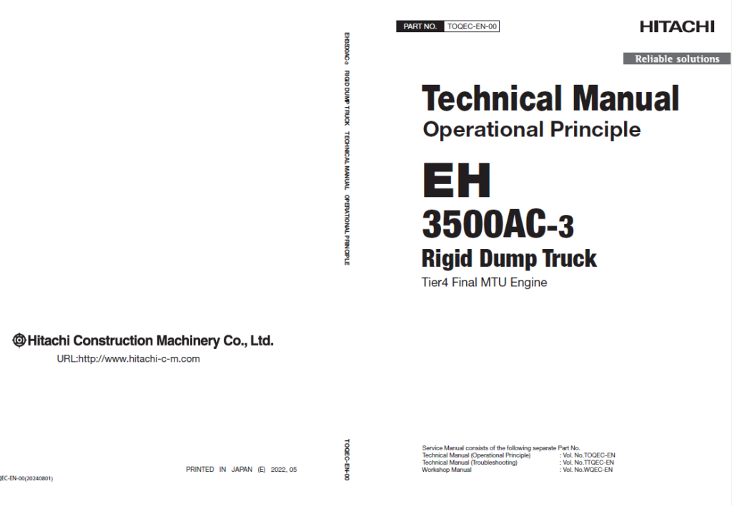 EH3500AC-3 (Euro Stage V MTU Engine) Technical Manual (Operational Principle)