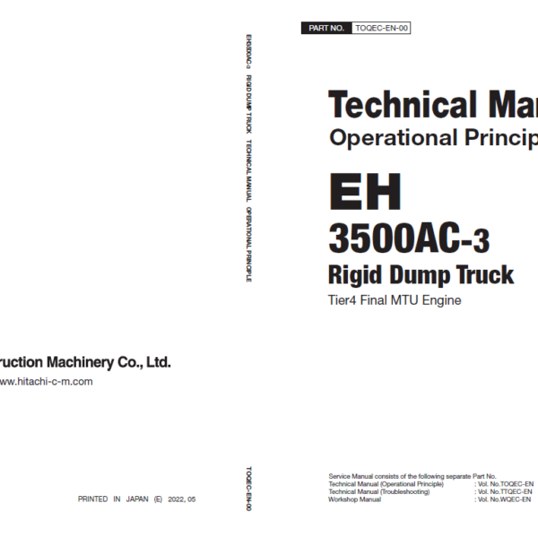 EH3500AC-3 (Euro Stage V MTU Engine) Technical Manual (Operational Principle)