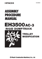 EH3500AC-3 ASSEMBLY PRCEDURE TROLLEY MODIFICATION MANUAL