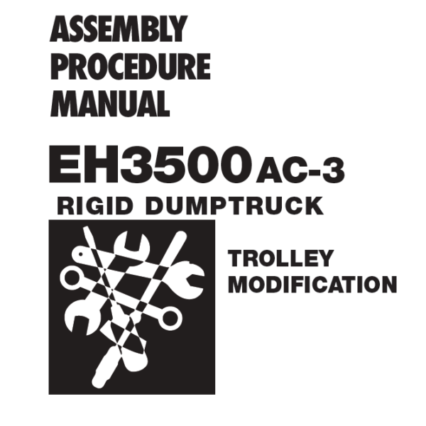 EH3500AC-3 ASSEMBLY PRCEDURE TROLLEY MODIFICATION MANUAL