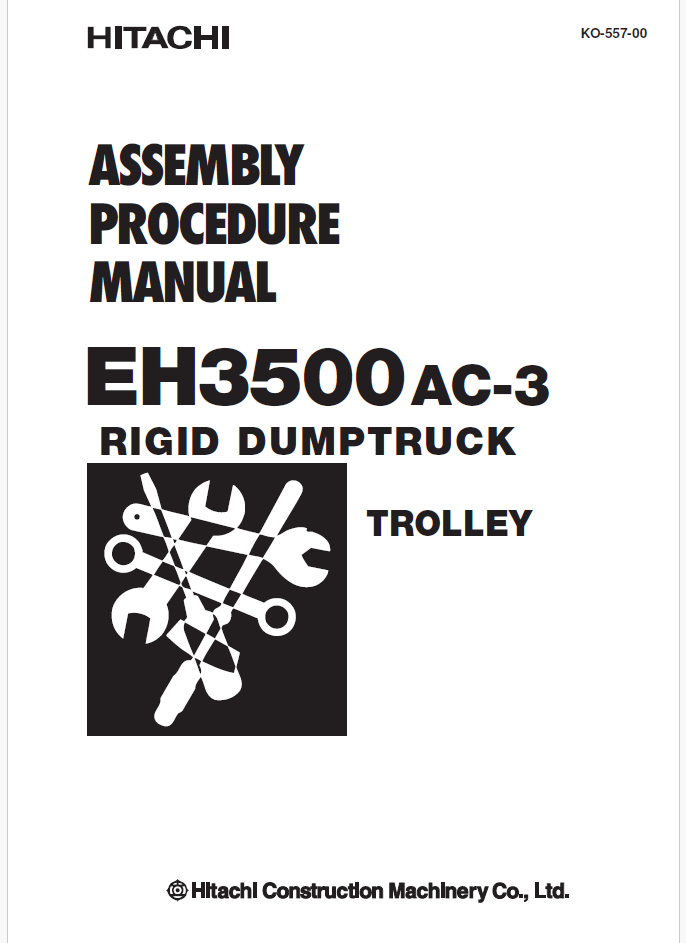 EH3500AC-3 ASSEMBLY PROCEDURE MANUAL (Trolley)EH3500AC-3 ASSEMBLY PROCEDURE MANUAL (Trolley)