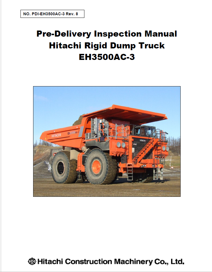 EH3500AC-3 Pre-Delivery Inspection Manual