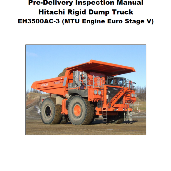 EH3500AC-3M4 Pre-Delivery Inspection Manual