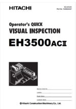 EH3500ACⅡ Operator's QUICK VISUAL INSPECTION