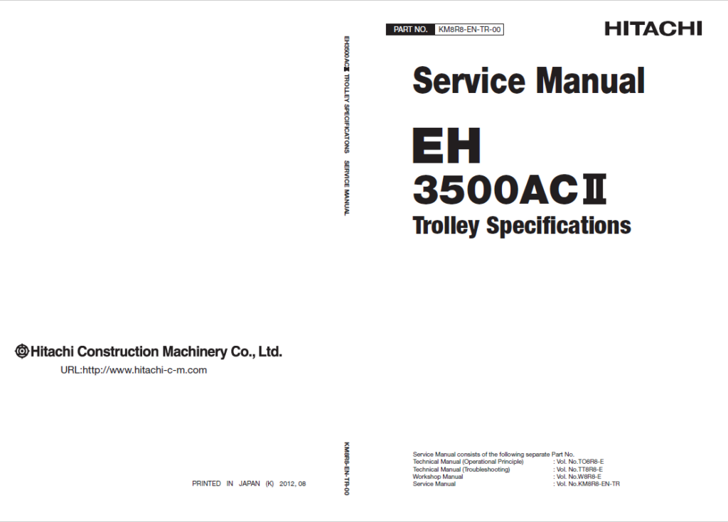 EH3500ACⅡ Trolley Specifications Service Manual