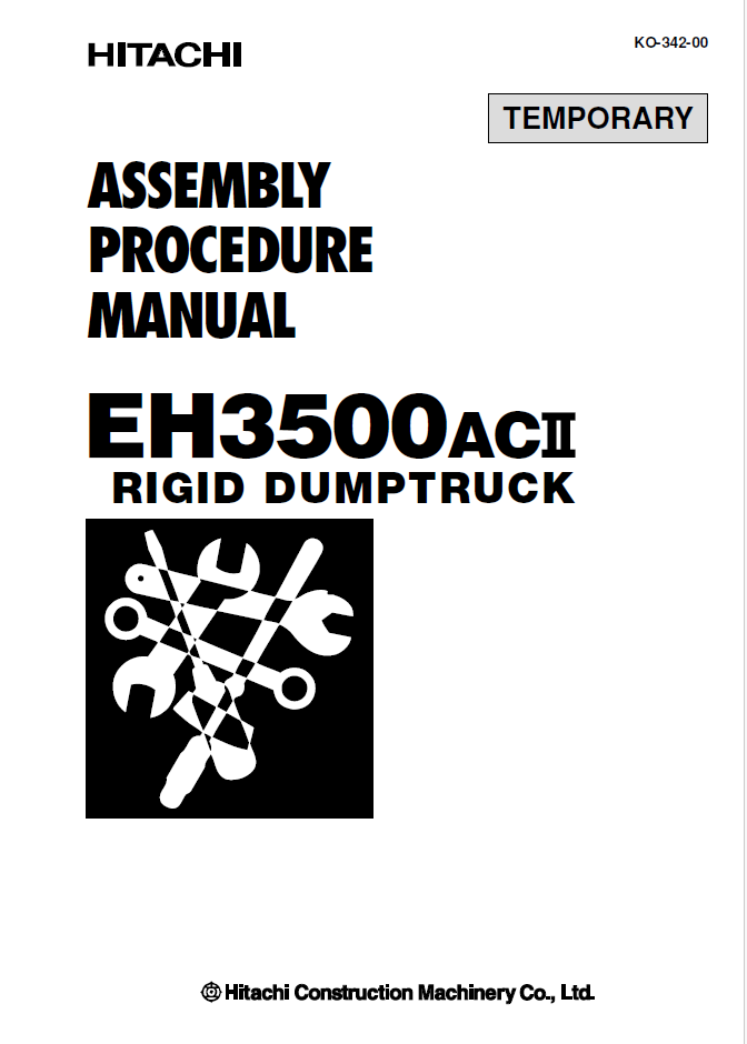 EH3500ACII ASSEMBLY PROCEDURE MANUAL