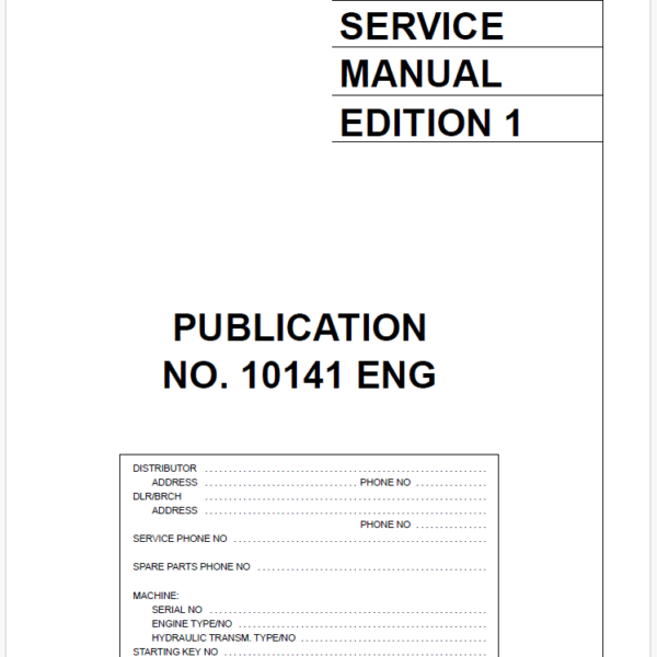 EH4000 Service Manual (DC and covers R260)