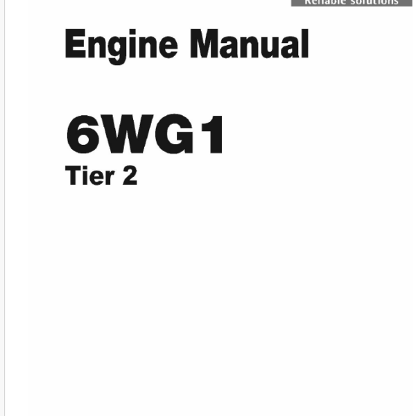 6WG1 Tier2 Engine Manual