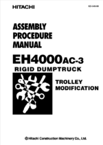 EH4000AC-3 ASSEMBLY PROCEDURE TROLLEY MODIFICATION MANUAL