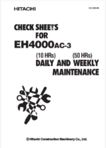 EH4000AC-3 DAILY AND WEEKLY MAINTENANCE CHECK SHEETS