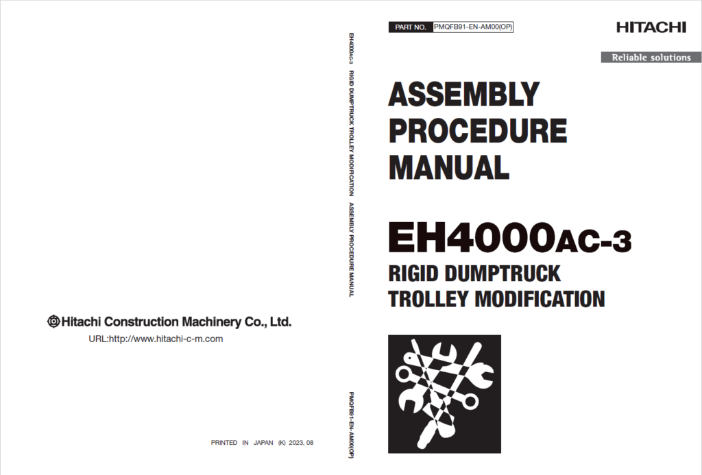 EH4000AC-3 TROLLEY MODIFICATION ASSEMBLY PROCEDURE MANUAL