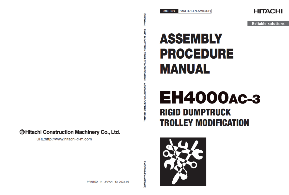 EH4000AC-3 TROLLEY MODIFICATION ASSEMBLY PROCEDURE MANUAL
