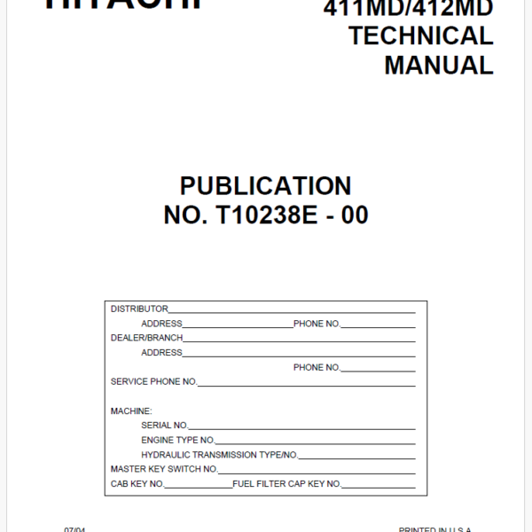 EH4500 Operational Principles (Technical Manual)EH4500 Operational Principles (Technical Manual)