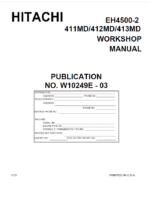 EH4500-2 411MD, 412MD, 413MD Workshop Manual