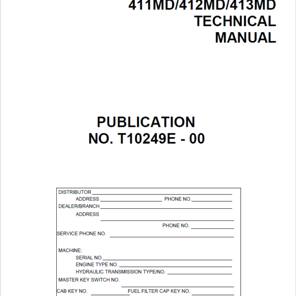 EH4500-2 Technical Manual