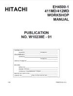 EH4500 Workshop Manual