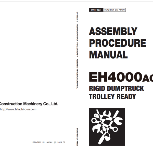 EH4000AC-3 TROLLEY READY ASSEMBLY PROCEDURE MANUAL