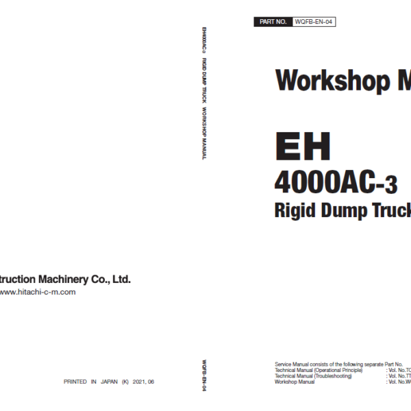 EH4000AC-3 Workshop ManualEH4000AC-3 Workshop Manual