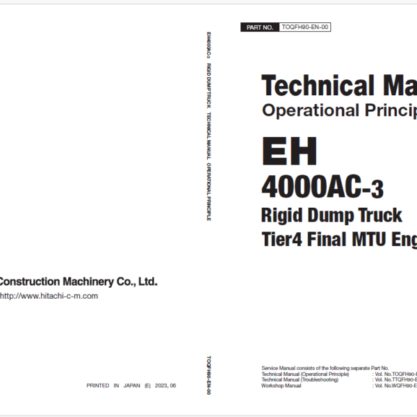 EH4000AC-3 (MTU Tier 4 Final) Technical Manual Operational PrincipleEH4000AC-3 (MTU Tier 4 Final) Technical Manual Operational Principle