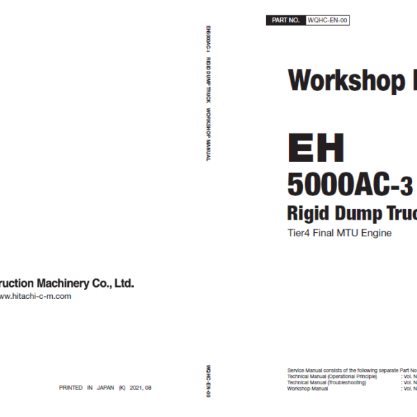 EH5000AC-3 (MTU Tier4 Final) Workshop Manual
