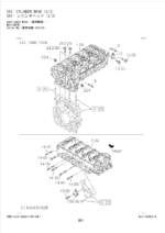 ZX120-6,ZX135US-6 Series ISUZU(4JJ1-XASA12) Engine Parts Catalog