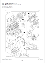ZX170W-5B、ZX190W-5B、ZX220W-5B Series Engine Parts Catalog