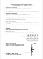 EH4000AC-3M4 VISUAL INSPECTION CHECK SHEET