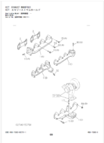ZX160W ISUZU(4BG1-TCG03) Engine Parts Catalog